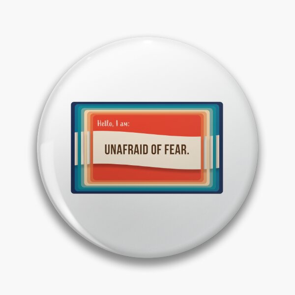 Item preview, Hello, I am - Nametags of Affirmation - Unafraid of Fear designed and sold by Boundliss.