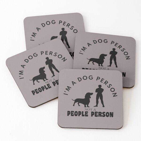 Item preview, dog meme,im a dog person not a people person funny dogs quotes for dog lover designed and sold by randomdogshirt.