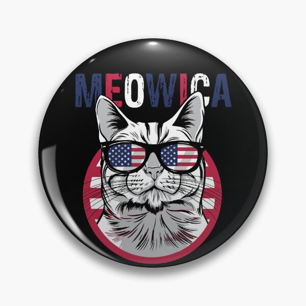 Artikelvorschau, Meowica American Flag 4th Of July Tuxedo Cat Meowica Gear entworfen und verkauft von DynamicDesign.