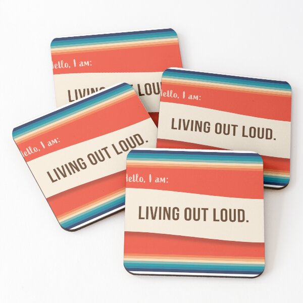 Item preview, Hello, I am - Nametags of Affirmation - Living Out Loud designed and sold by Boundliss.