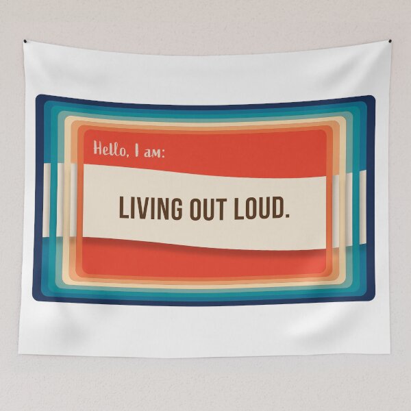 Item preview, Hello, I am - Nametags of Affirmation - Living Out Loud designed and sold by Boundliss.