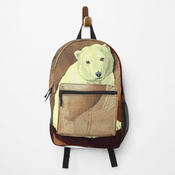 Item preview, Polar Bear Abstract on Earth Tones Aggregate designed and sold by LanaDevon.