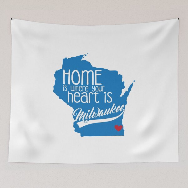 Item preview, Home is Milwaukee designed and sold by SleeplessLady.