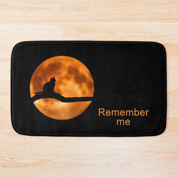 Item preview, ANIMALS #91 - Full Golden Moon with Cat Silhouette - Remember me designed and sold by DEL-Productions.