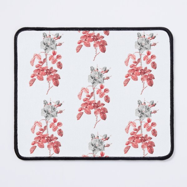Item preview, Variegated Four-Seasons Rose Flower, Alternative Illustration - Grey and Red Rose designed and sold by DaphneKstudio .