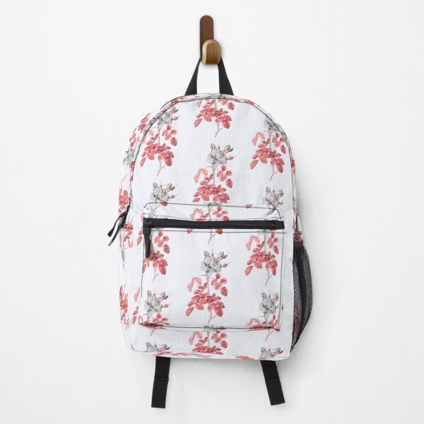 Item preview, Variegated Four-Seasons Rose Flower, Alternative Illustration - Grey and Red Rose designed and sold by DaphneKstudio .