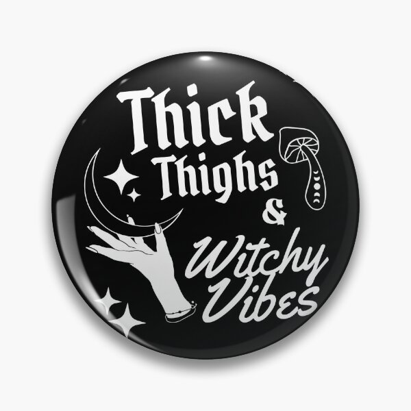 Item preview, Thick thighs and witchy vibes designed and sold by BlkBearyDesigns.