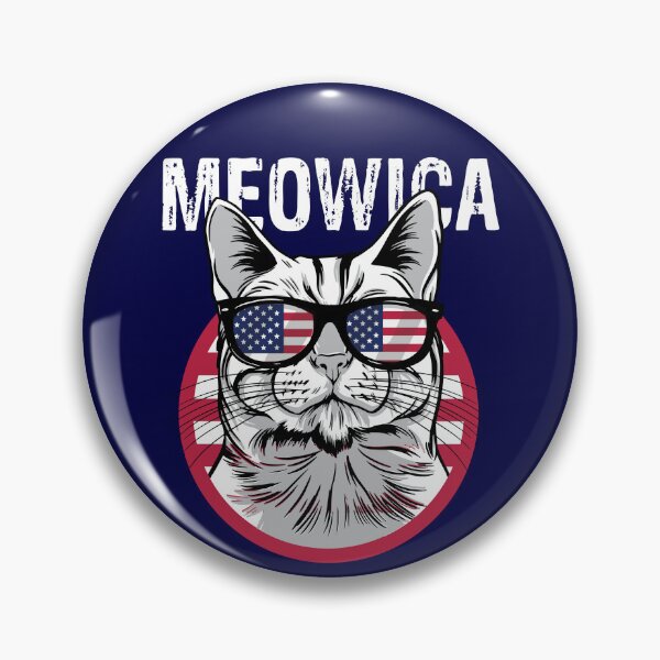 Artikelvorschau, Meowica American Flag 4th Of July Tuxedo Cat Meowica Gear entworfen und verkauft von DynamicDesign.