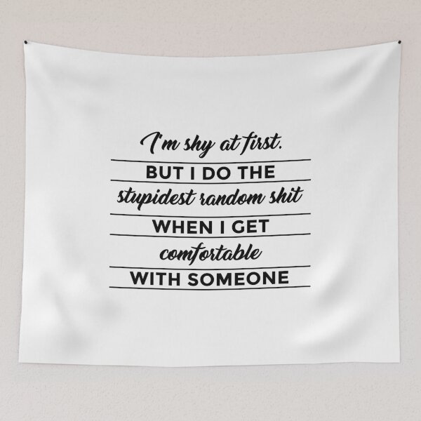 Item preview, Shy At First, Stupid When Comfortable designed and sold by Articulate.