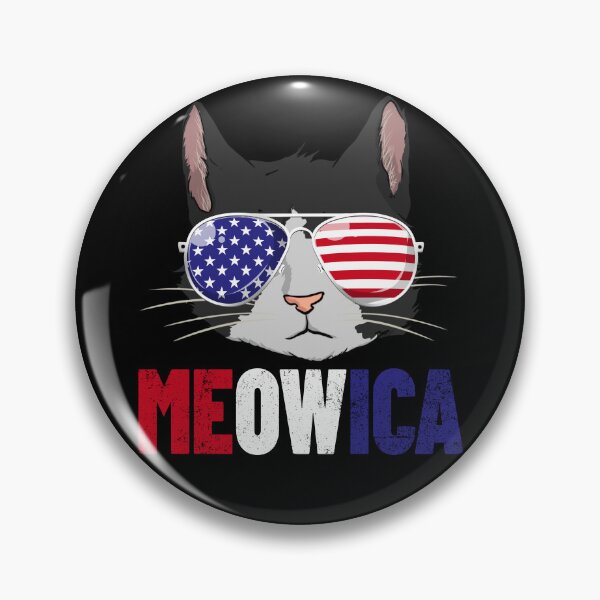 Artikelvorschau, Meowica American Flag 4th Of July Tuxedo Cat Meowica Gear entworfen und verkauft von DynamicDesign.
