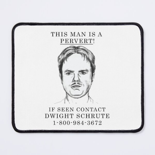 Item preview, Dwight Schrute Pervert Sketch designed and sold by StrangerBlings.