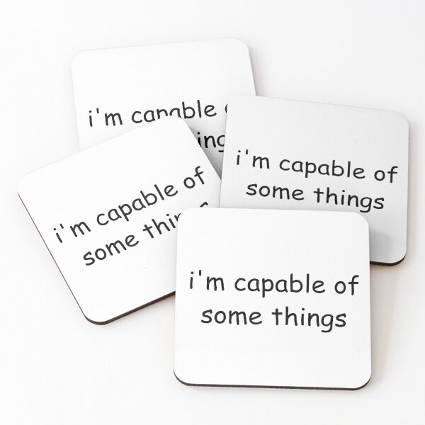 Item preview, i am capable of some things designed and sold by Ugly Bugs.
