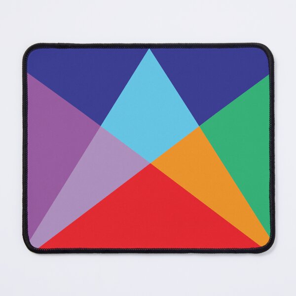 Item preview, Geometric Colorful Triangles Abstract Mosaic Kaleidoscope Pattern designed and sold by Anna Lemos.