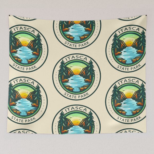 Item preview, Itasca State Park Minnesota Badge designed and sold by KrisSidDesigns.