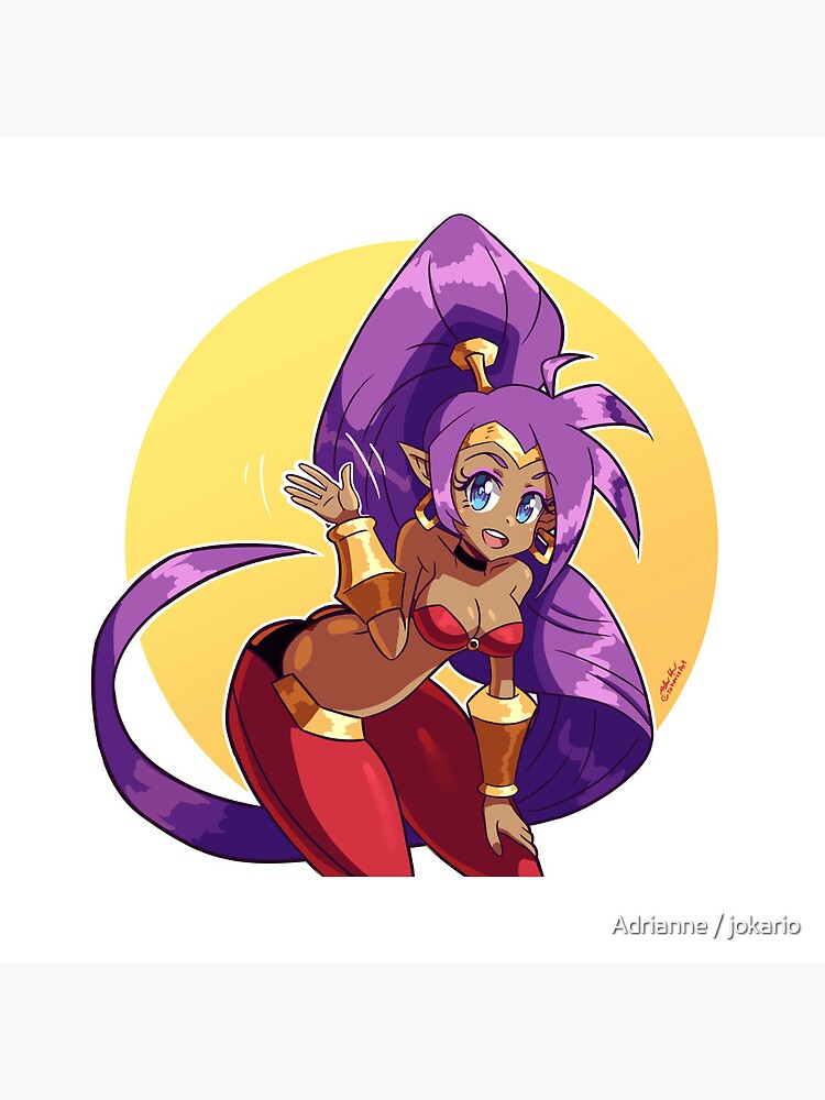 Shantae lewd fashion enamel pin