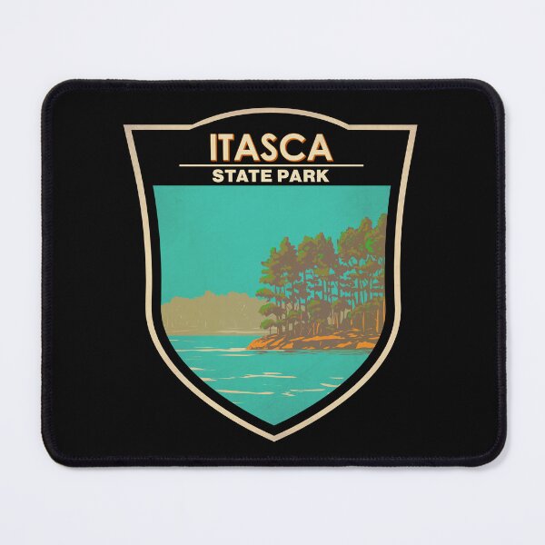 Item preview, Itasca State Park Minnesota Vintage Badge designed and sold by KrisSidDesigns.