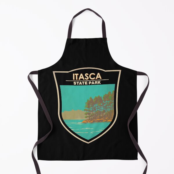 Item preview, Itasca State Park Minnesota Vintage Badge designed and sold by KrisSidDesigns.