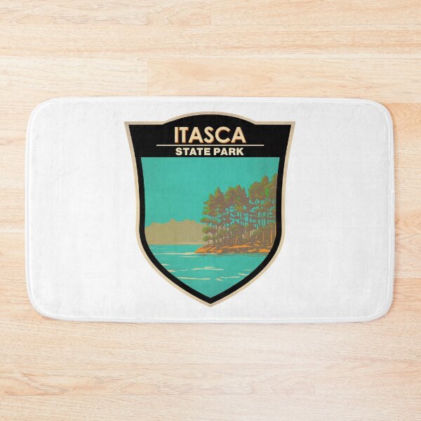 Item preview, Itasca State Park Minnesota Vintage Badge designed and sold by KrisSidDesigns.