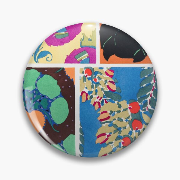 Item preview, Retro Patchwork Floral Pattern  designed and sold by TheCatmeow2000.