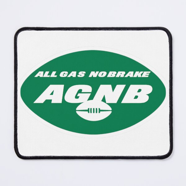 Item preview, NYJ All Gas No Brake Logo designed and sold by Gang Green Gear.
