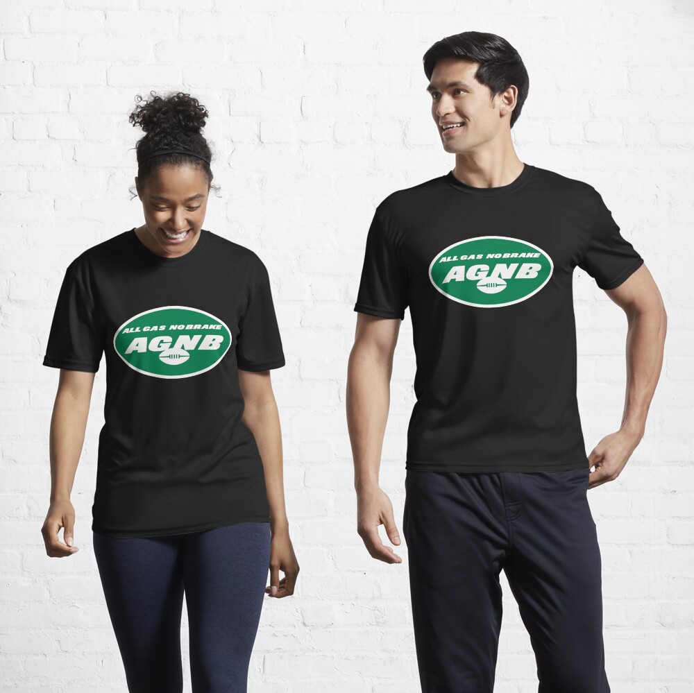 YeetDezigns New York Jets Shirt - All GAS No Brake Shirt agnb - Robert Saleh - Jets T-Shirt - NY Jets Football Tee