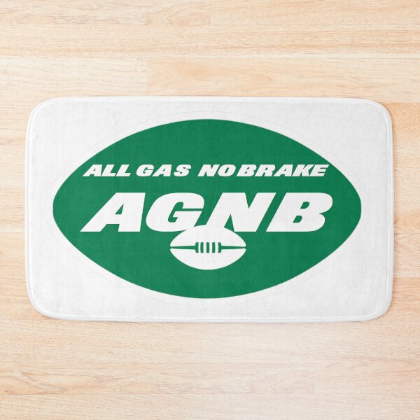 Item preview, NYJ All Gas No Brake Logo designed and sold by Gang Green Gear.