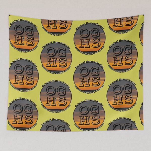 Item preview, Original Homeschooler Design, Sunset Homeschooling Design, Vintage Homeschool designed and sold by LifeCrush.