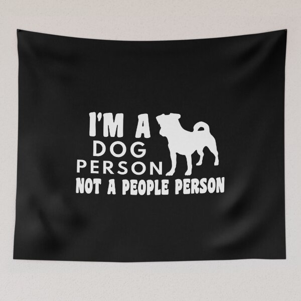 Item preview, im a dog person not a people person funny dogs quotes for dog lover designed and sold by randomdogshirt.