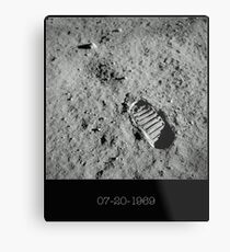 Lámina metálica Huella de Neil Armstrong