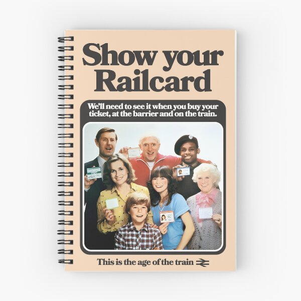 Item preview, British Rail - Railcard Poster 1981 designed and sold by traincrewdesign.