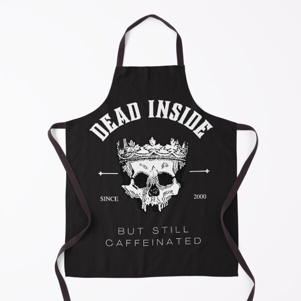 Item preview, dead inside but still caffeinated designed and sold by Soofingscapes.