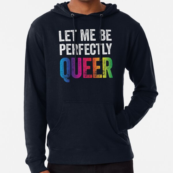 Item preview, Let Me Be Perfectly Queer Funny Gay Pun LGBT Lesbian Gay Bisexual Transgender T-Shirt designed and sold by Tigarlily.