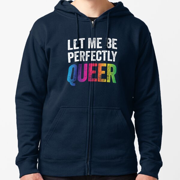 Item preview, Let Me Be Perfectly Queer Funny Gay Pun LGBT Lesbian Gay Bisexual Transgender T-Shirt designed and sold by Tigarlily.