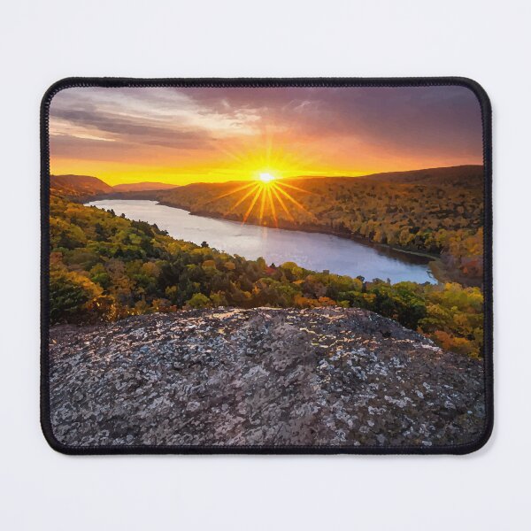 Item preview, Porcupine Mountains State Park Michigan Watercolor designed and sold by KrisSidDesigns.
