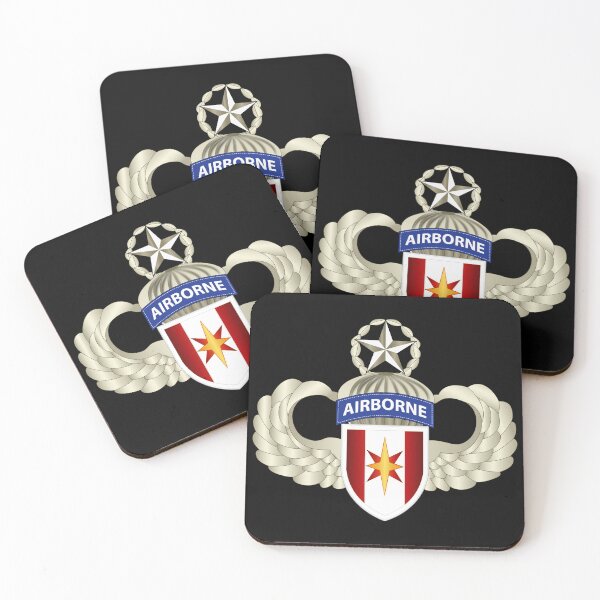 Item preview, Army - 44th Medical Brigade w Master Airborne designed and sold by Military Insignia Products.