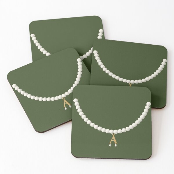Item preview, Anne Boleyn Necklace (Letter A) (With Background) designed and sold by BadgertheBagel.