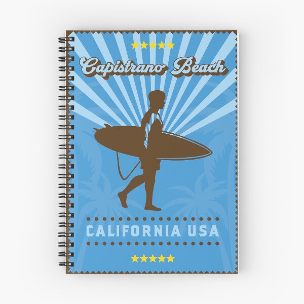 Item preview, Capistrano Beach Retro Surfer designed and sold by LanikaiBeach.
