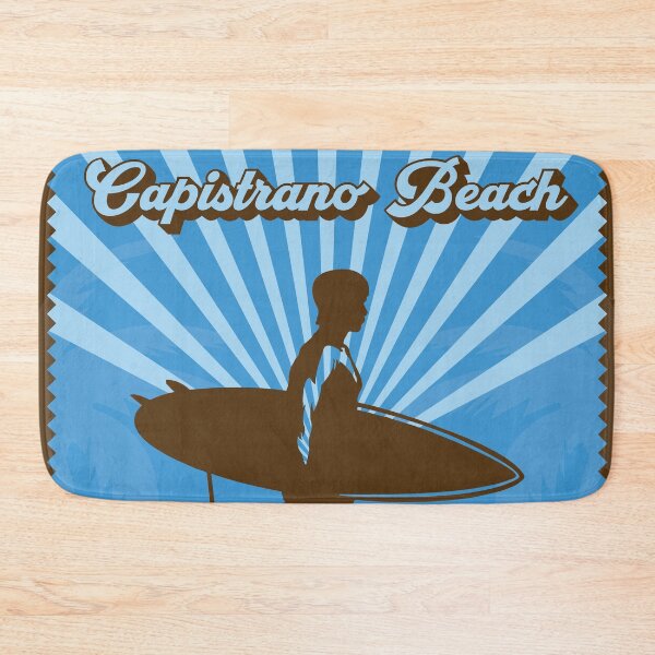 Item preview, Capistrano Beach Retro Surfer designed and sold by LanikaiBeach.