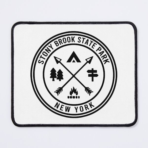 Item preview, Stony Brook State Park New York BW Heraldic Logo designed and sold by VanyaKar.