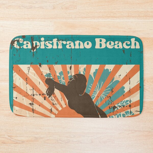 Item preview, Capistrano Beach Retro Surfer Girl designed and sold by LanikaiBeach.