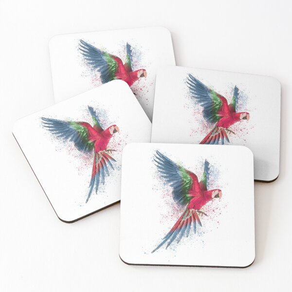 Item preview, Parrot with paint drops designed and sold by Rob-Son.