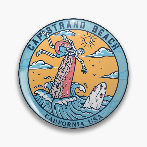 Item preview, Capistrano Beach Skeleton Tentacle designed and sold by LanikaiBeach.