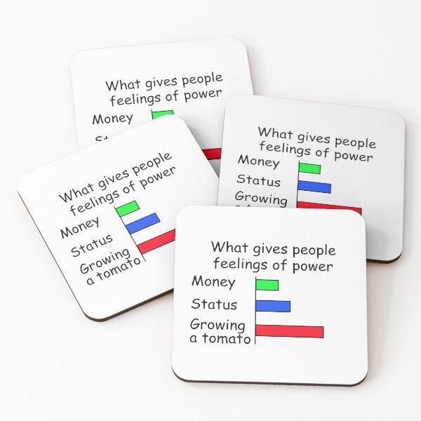 Item preview, growing a tomato gives people feelings of power designed and sold by PERsonalthreads.
