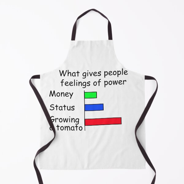 Item preview, growing a tomato gives people feelings of power designed and sold by PERsonalthreads.