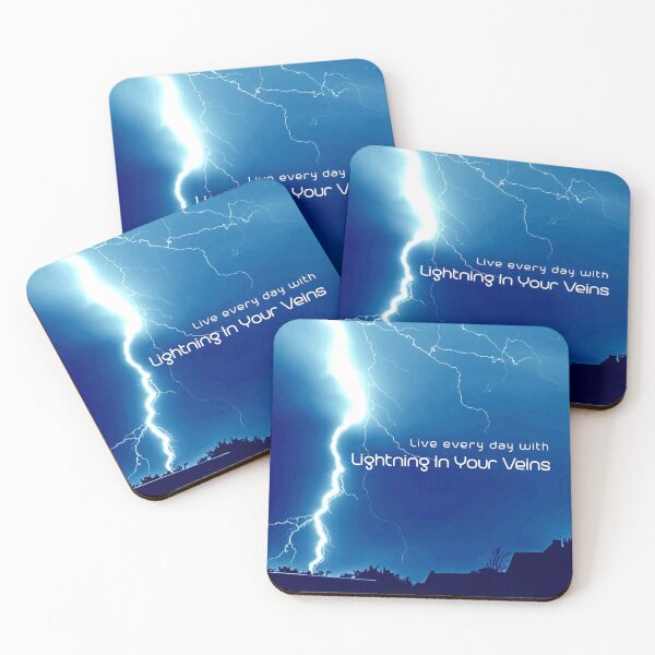 Item preview, Live Every Day With Lightning In Your Veins Design designed and sold by JoseyMiles.