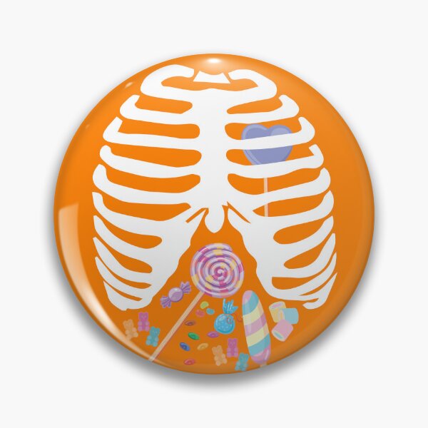 Artikelvorschau, Halloween Candy Rib Cage Skeleton Funny Candy Skeleton Gear entworfen und verkauft von DynamicDesign.