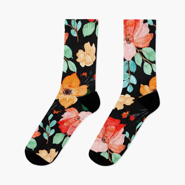 Item preview, Watercolor Seamless Floral Pattern, Flowers, Roses designed and sold by TheCatmeow2000.