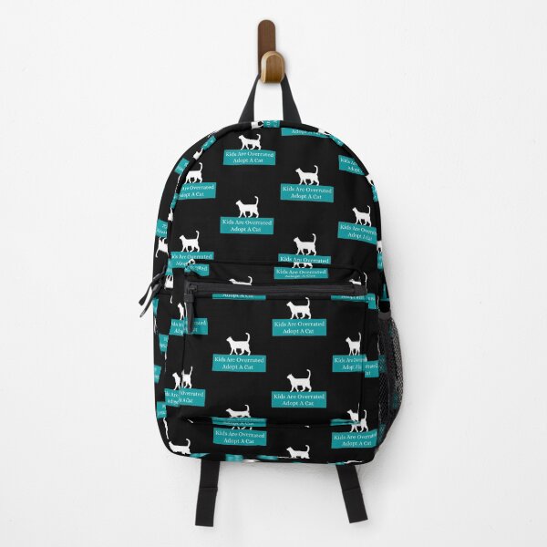 Item preview, Kids Are Overrated Adopt A Cat - Walking Cat Blue designed and sold by TheOtherDesign.