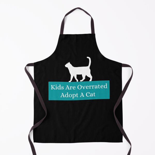 Item preview, Kids Are Overrated Adopt A Cat - Walking Cat Blue designed and sold by TheOtherDesign.