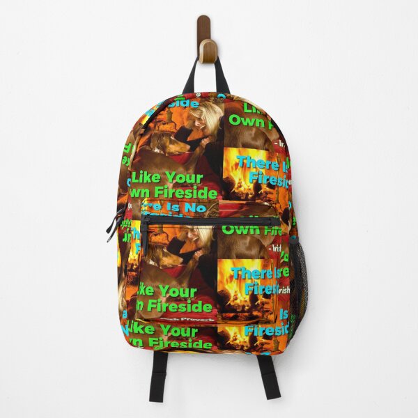 Item preview, Irish Proverb - There Is No Fireside Like Your Own Fireside designed and sold by IrishProverbs.
